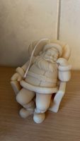 Weihnachtskerze Weihnachtsmann gross