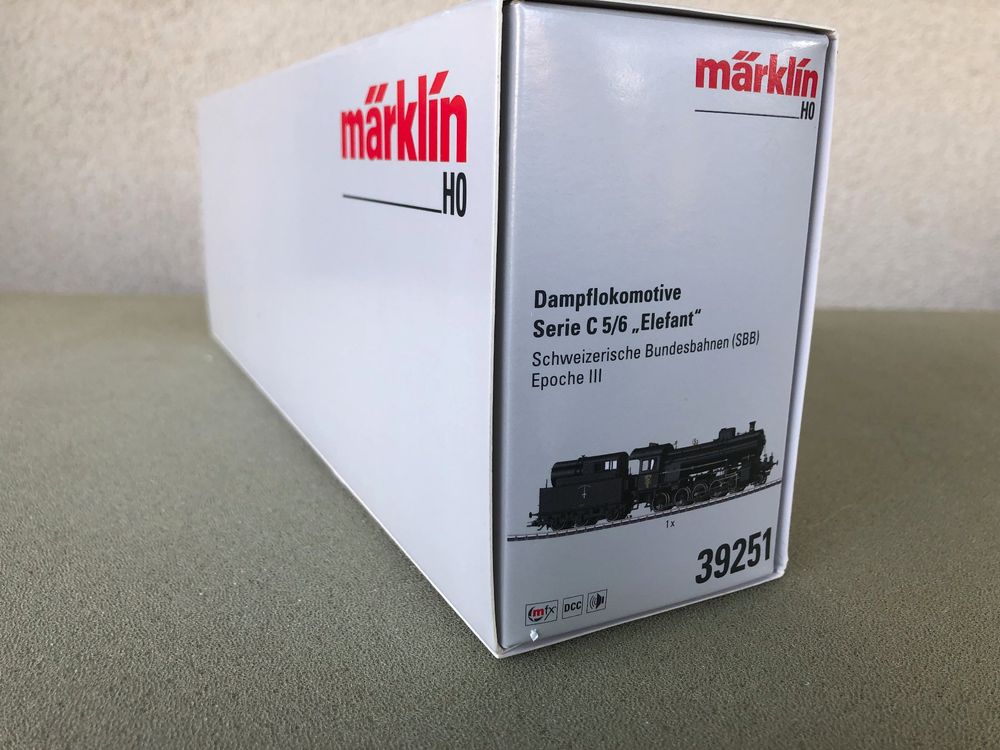Märklin 39251 Serie C 5/6 Elefant (Neu (gemäss Beschreibung)) in Baar für CHF 320 - mit