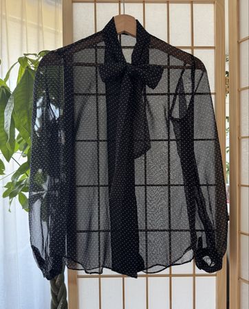 Vintage Chiffon Bluse