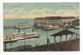 ROMANSHORN Hafen Lagerhaus Schiff Bahn