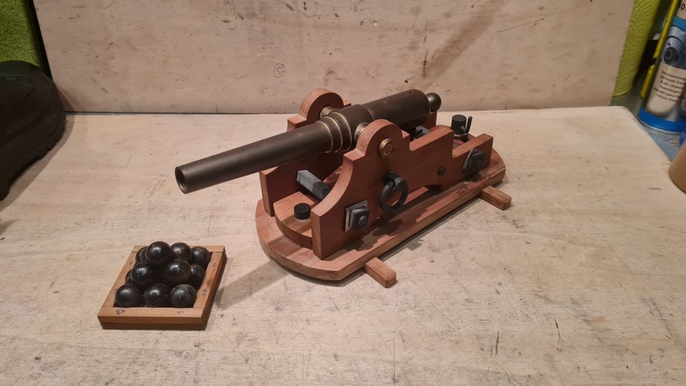 Model Expo Ordonanz-Kanone 1/16 - Holz & Metall Bausatz Für Modellbau