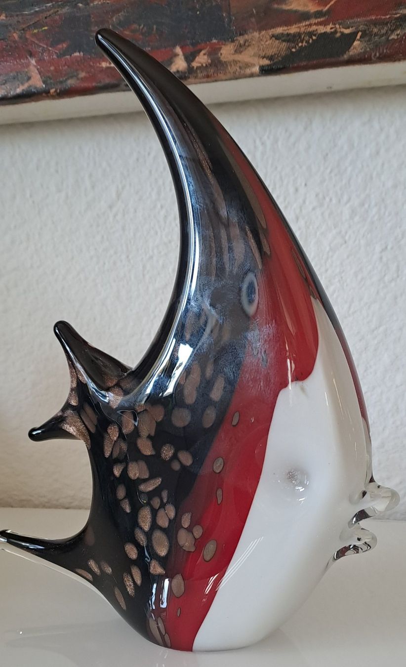 Murano Statuette: Wunderschöner Fisch aus Muranoglas – Usato da Wallisellen venduto da monbijoux009 2