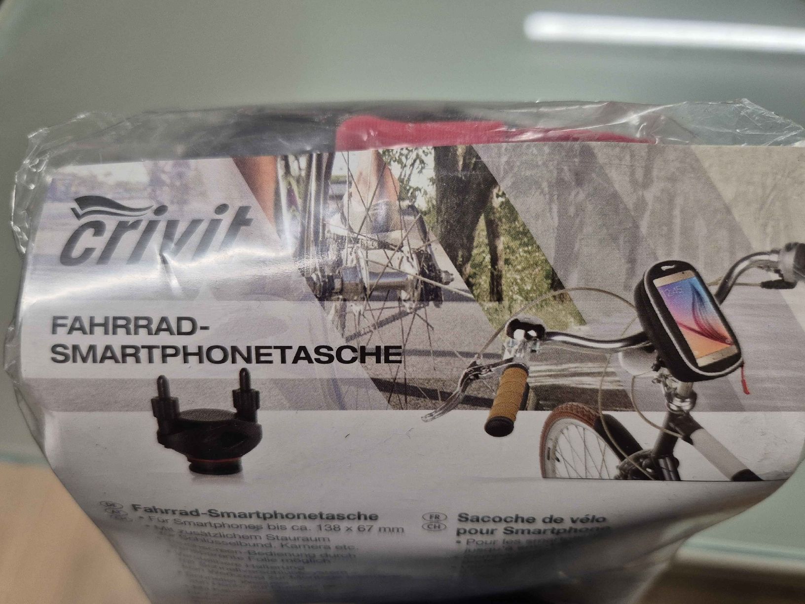 Pezzi di ricambio: Fahrrad-Smartphonetasche Neu – Nuovo e nell'imballaggio originale da Hefenhofen venduto da GSC99