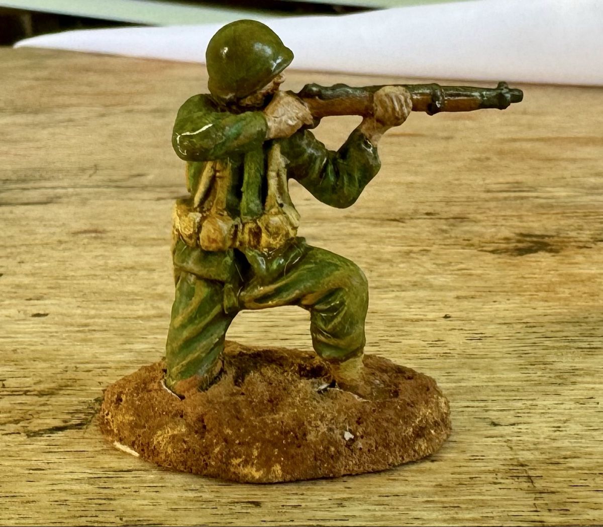 Figuren: 4 bemalte Soldaten - Marines? – Gebraucht aus Wettswil von osoma99 2