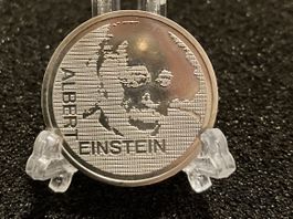 Albert Einstein 5 Franken Gedenkmünze, 1979, Selten!