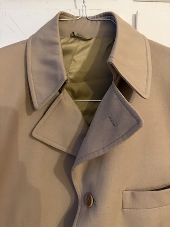 Giacca Uomo Costume Homme Beige Tg. 48 Made in Italy Lana 10