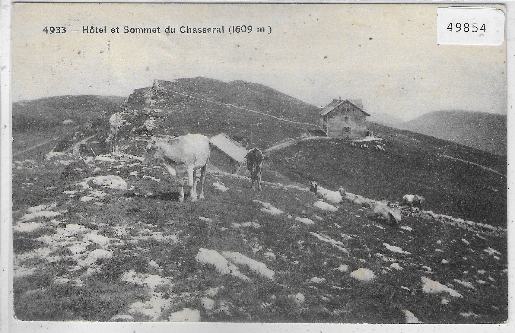 Ansichtskarten: Hotel et Sommet du Chasseral – Gebraucht aus Ettingen von Kartenplanet