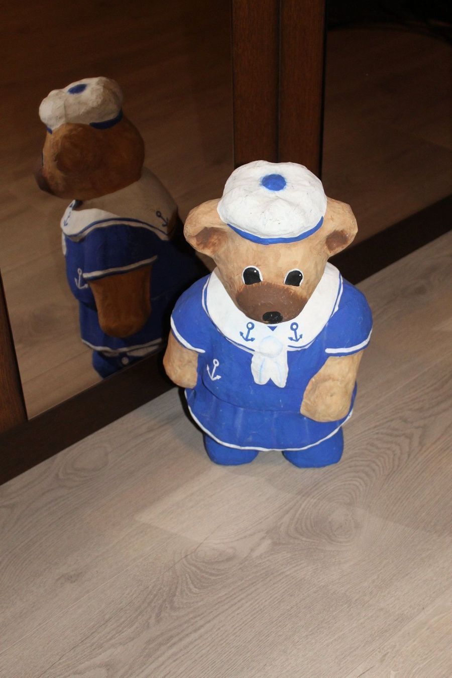 Figuren: Pappmache Bär – Gebraucht aus Winkel von Kade50