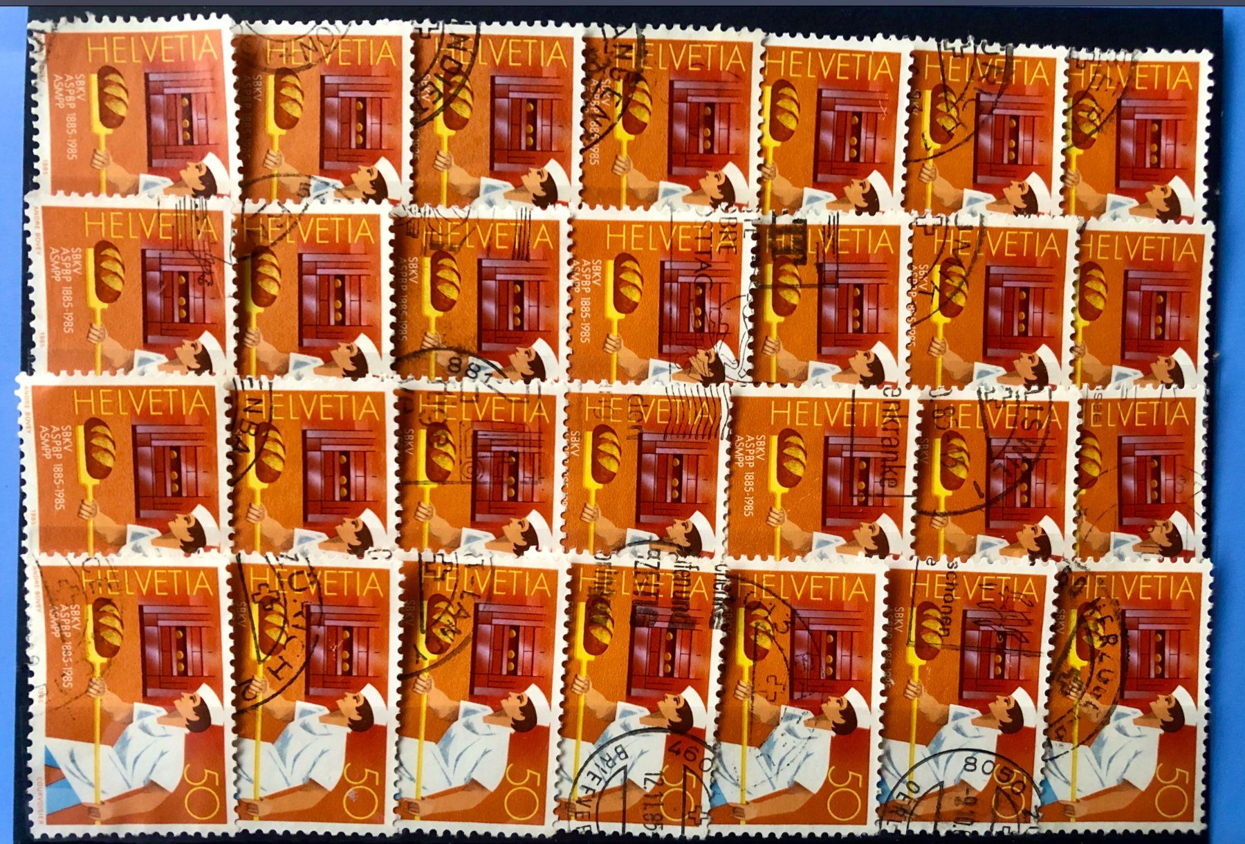 Tutti i francobolli: Nr.717   100 J.Bäcker-Kond-verb. mit Stempel      – Usato da Aarau venduto da Billa007