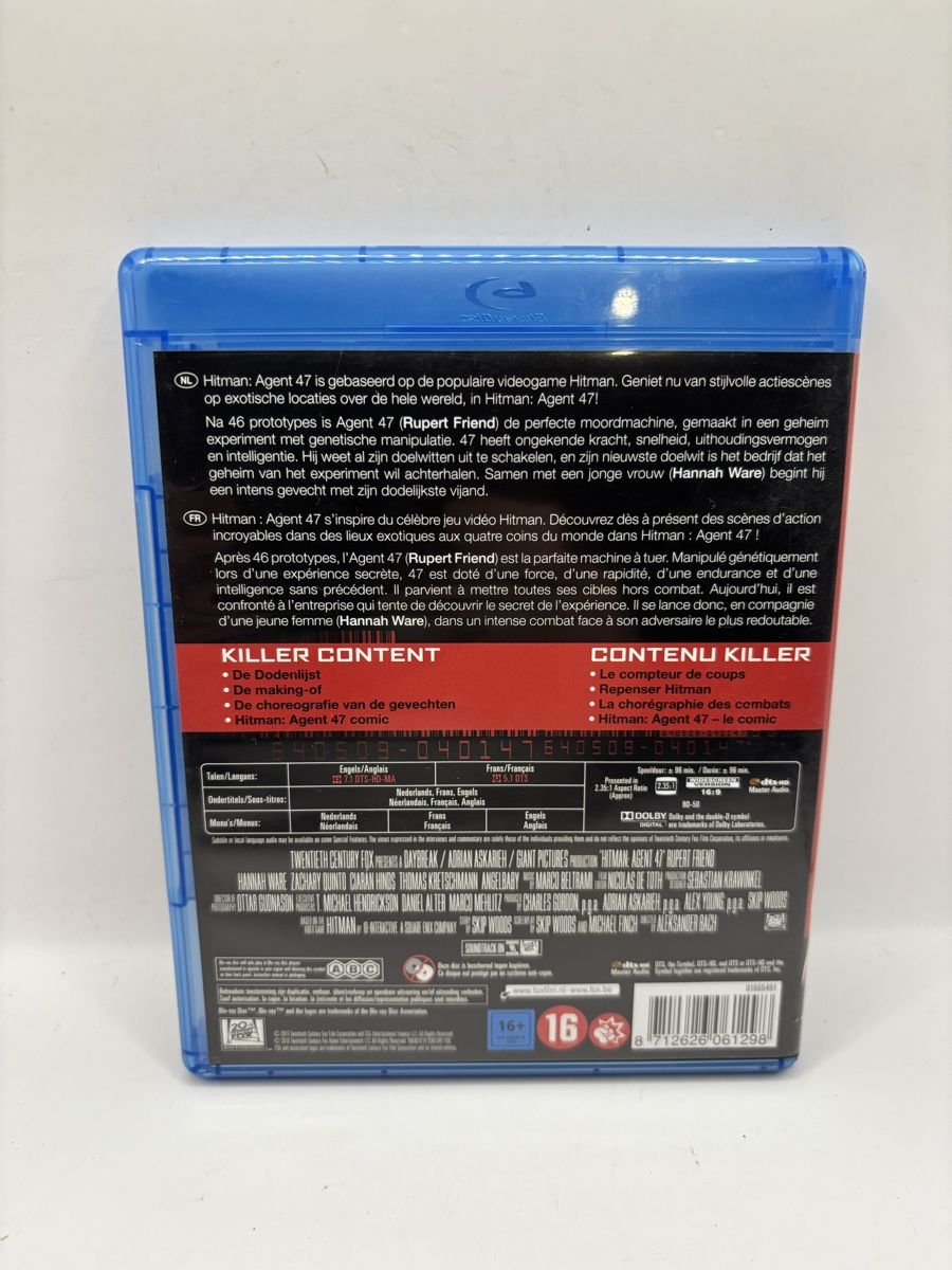 Tous les DVDs: Blu-ray Hitman Agent 47 – D'occasion à Genève par sho_67qj 1