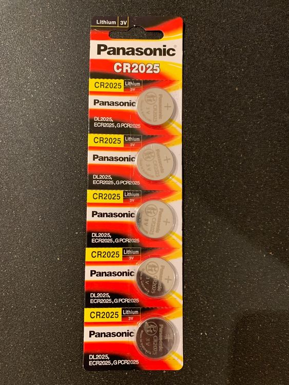 5 x CR2025 / 3V von Panasonic Kaufen auf Ricardo