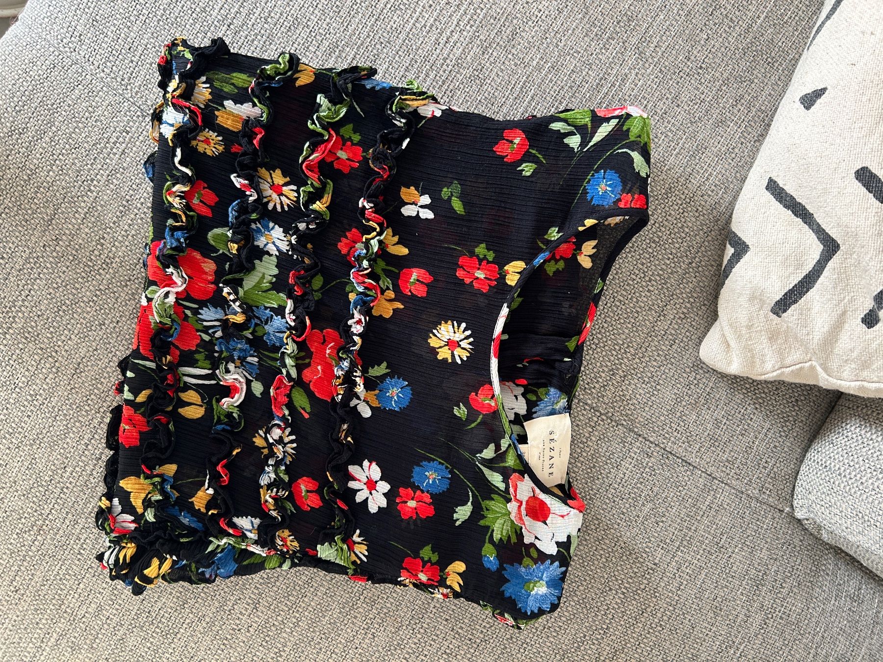 Sezane Top: Sézane Blumen Top - Gr. 38 – Usato da Illnau venduto da Monkky 1
