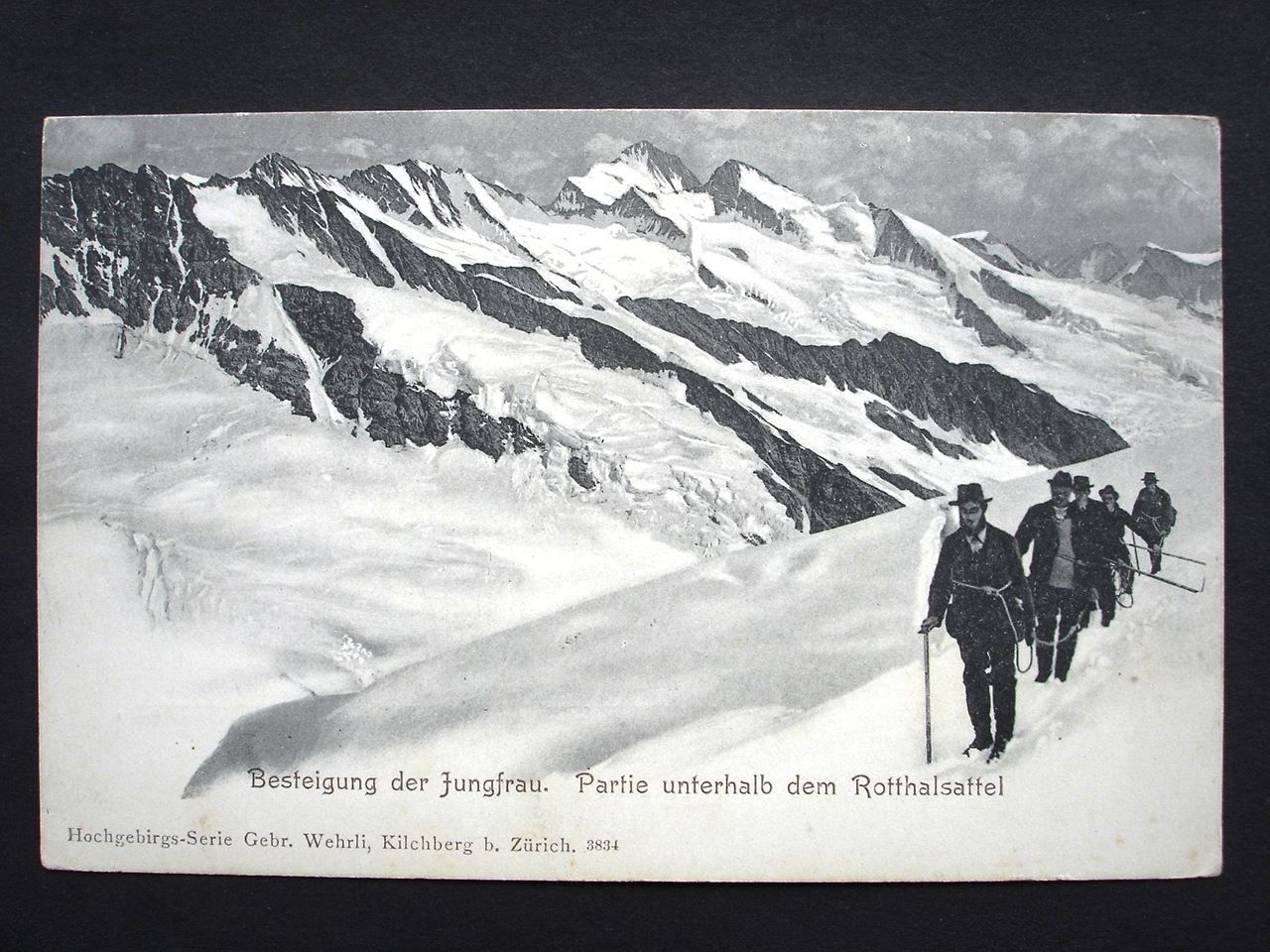 Cartoline postali: GRINDELWALD Besteigung der Jungfrau – Nuovo (secondo la descrizione) da Jona venduto da philajona