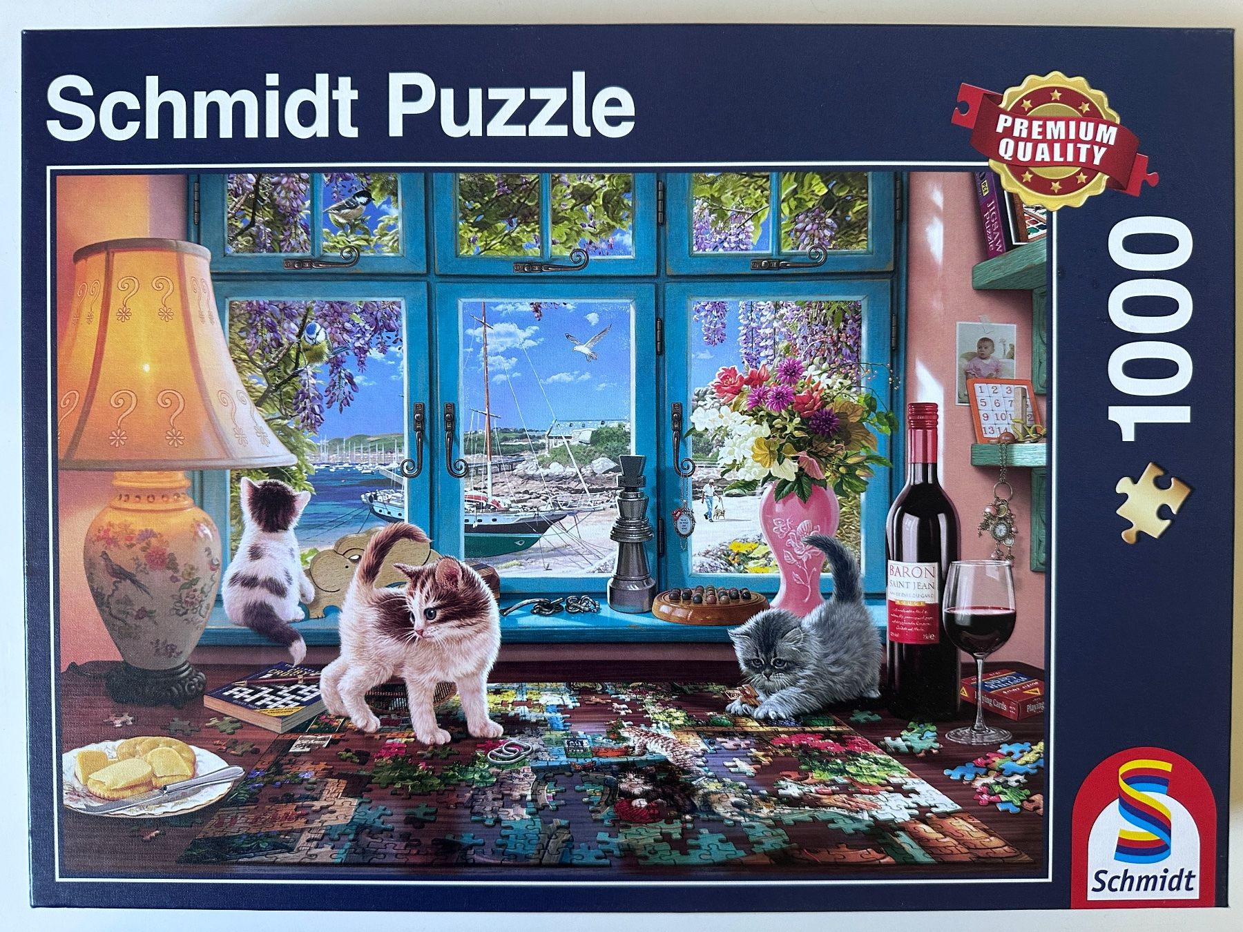 Puzzle: Schmidt 1000 Puzzle "am Puzzle-Tisch" – Usato da Zürich venduto da babssusch