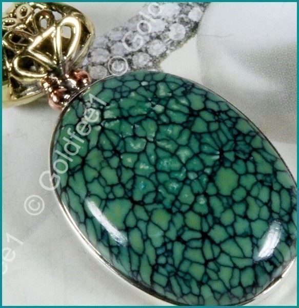 Ciondoli: TURQUOISE, Türkis Anhänger 925 Silber – Nuovo e nell'imballaggio originale da Oberglatt ZH venduto da Goldfee1 1