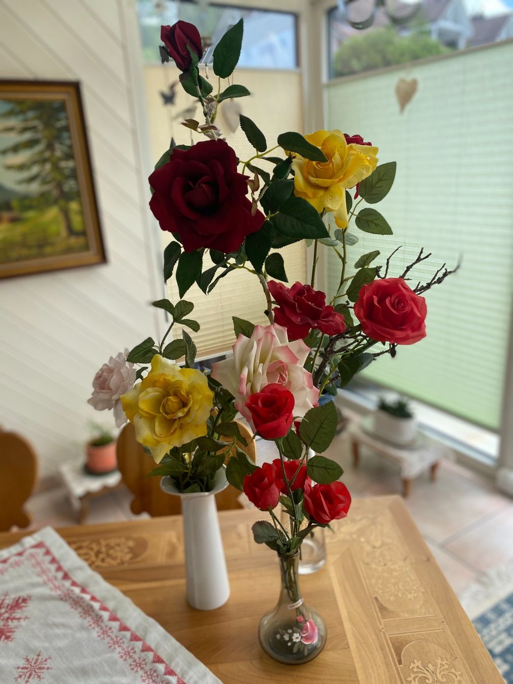 Tutte le decorazioni: künstliche Rosen aus Stoff – Usato da Freienstein venduto da ErnaS01 1