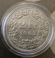 Pièce de 2 Fr. Helvetia 1963 en Argent - Collection