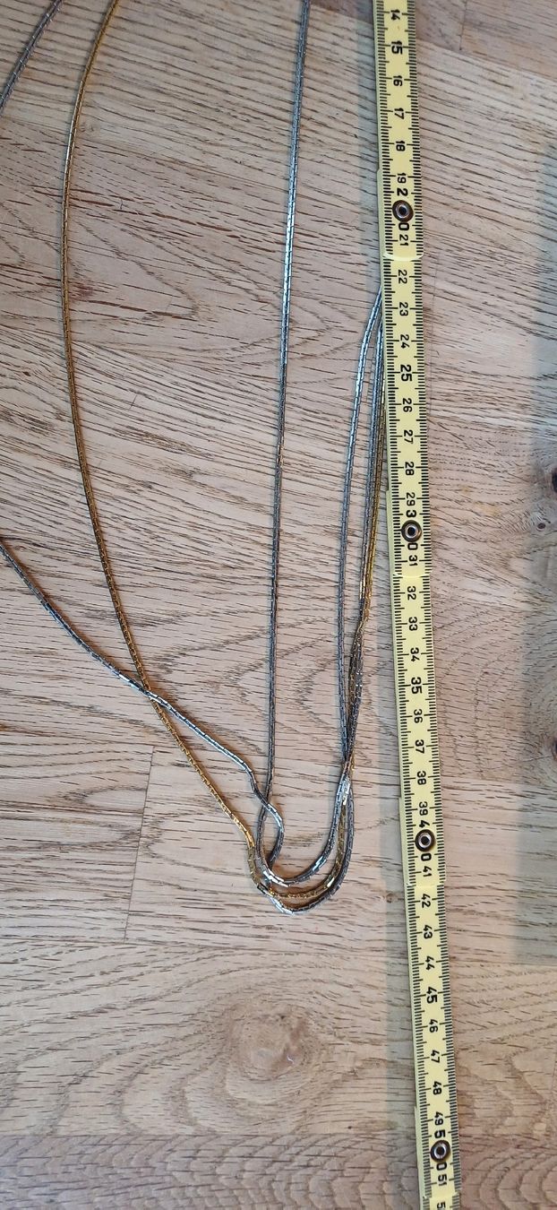 Catenine: 4 Fach Kette Gold silberfarbig – Usato da Flawil venduto da Naphtali 5