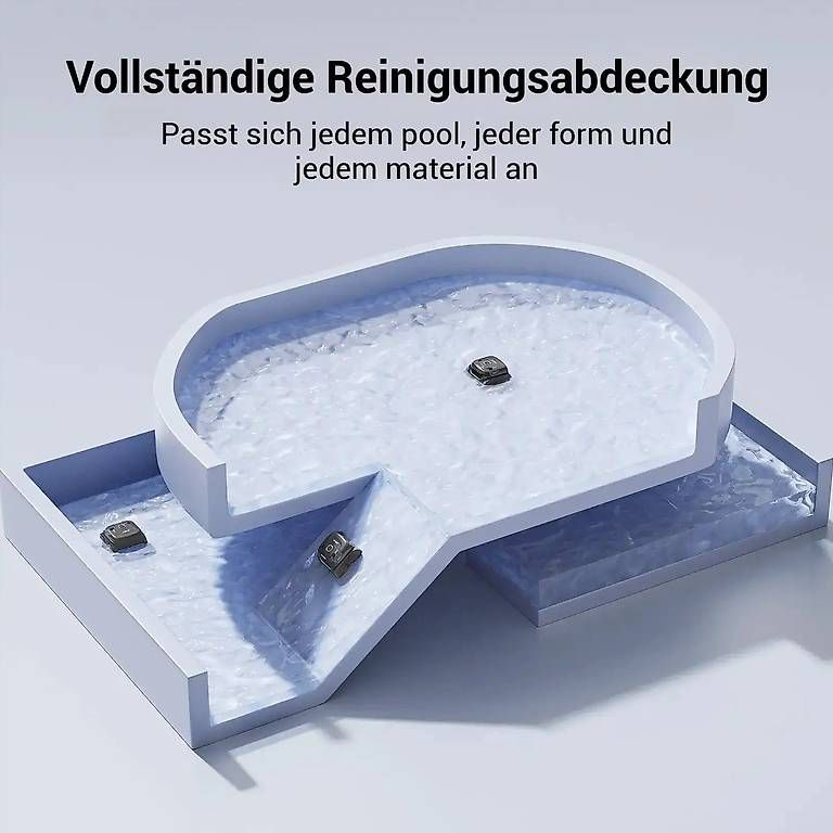 Schwimmbad-Zubehör: WYBOT C2 Kabelloser Poolroboter mit App-Steuerung – Neu und originalverpackt aus Malans GR von BUYBEST-Schweiz 7