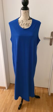 Damen Sommer Schlauchkleid kobalt blau