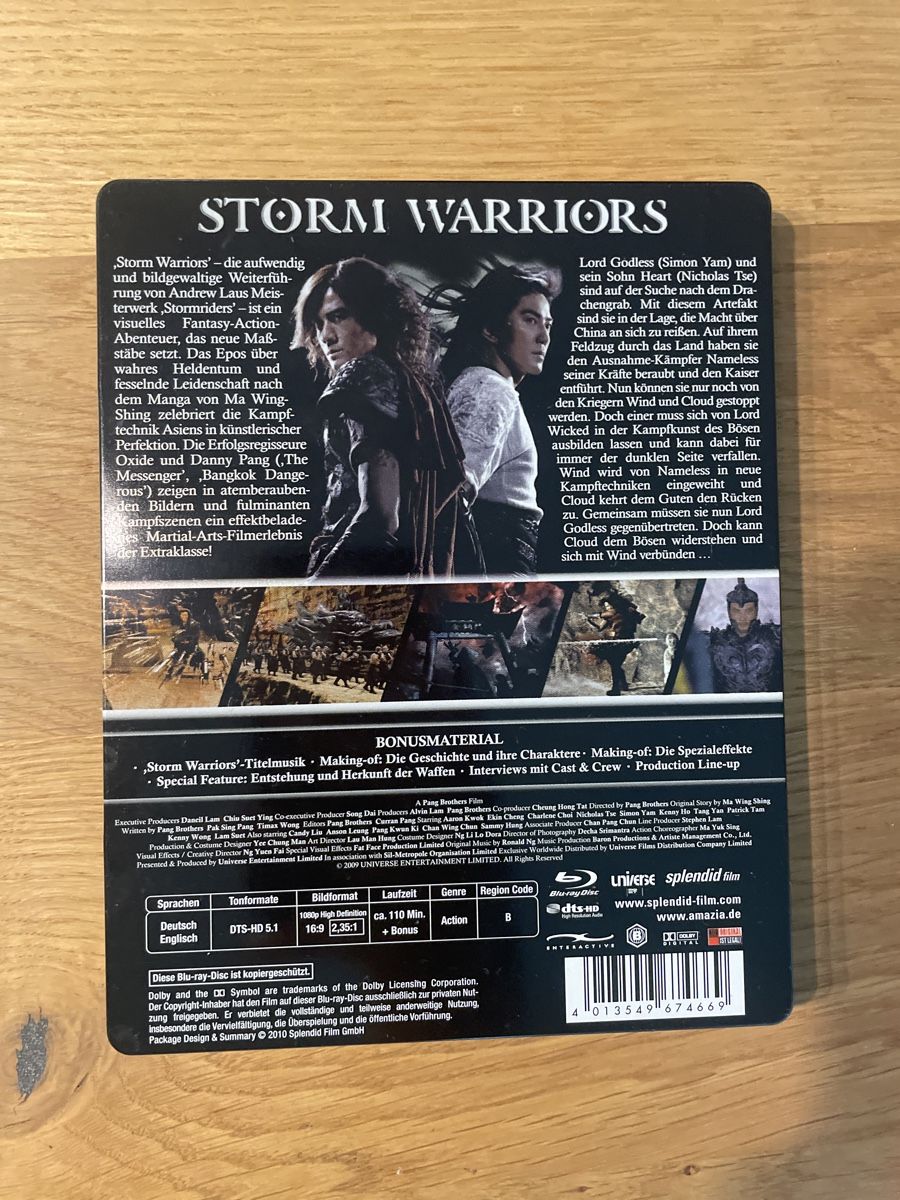 Tutti i DVDs: Storm Warriors BluRay Steelbook – Usato da Hagendorn venduto da masterchieff 1