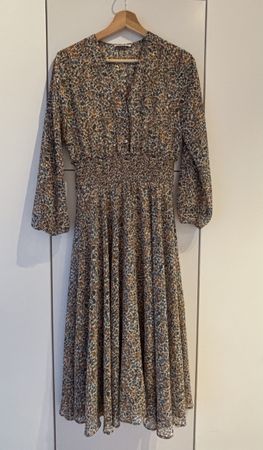 iBlues by Max Mara Blumenkleid mit Unterkleid