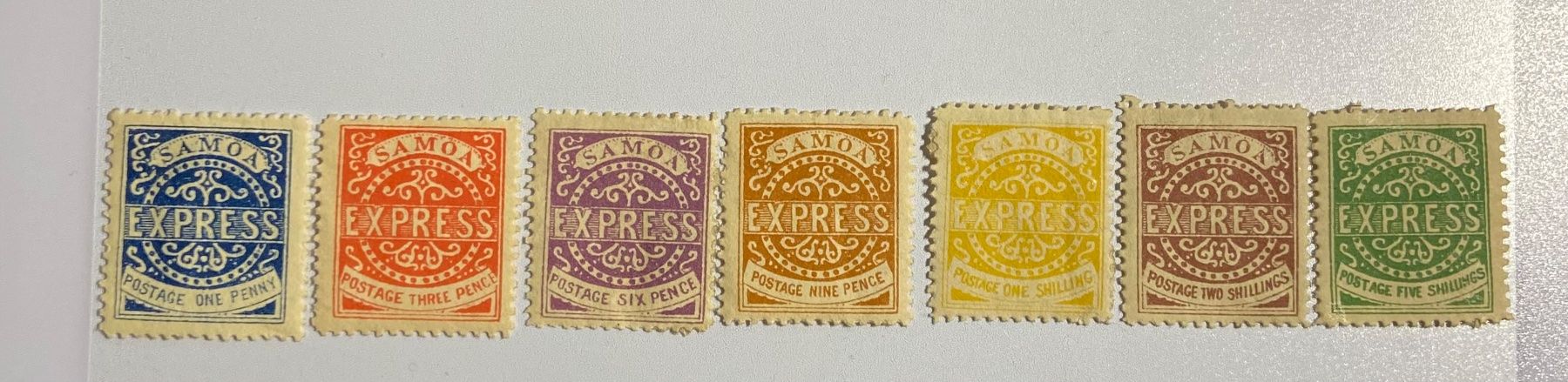 Tutti i francobolli: Timbres anciens de Samoa de 1877 lot – Usato da Collex venduto da RCXGJ