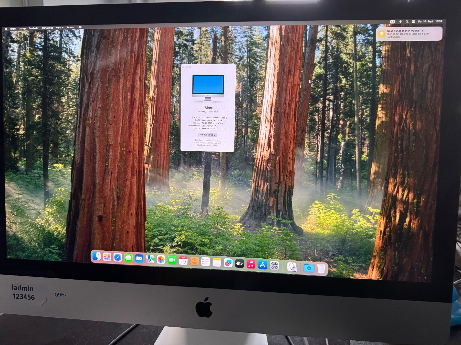 Apple PC: iMac 5k 27", 2019 – Usato da Bern venduto da doktormac