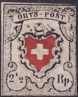 13II (Orts-Post) seltene ungebrauchte Marke, 10'000.- Kat