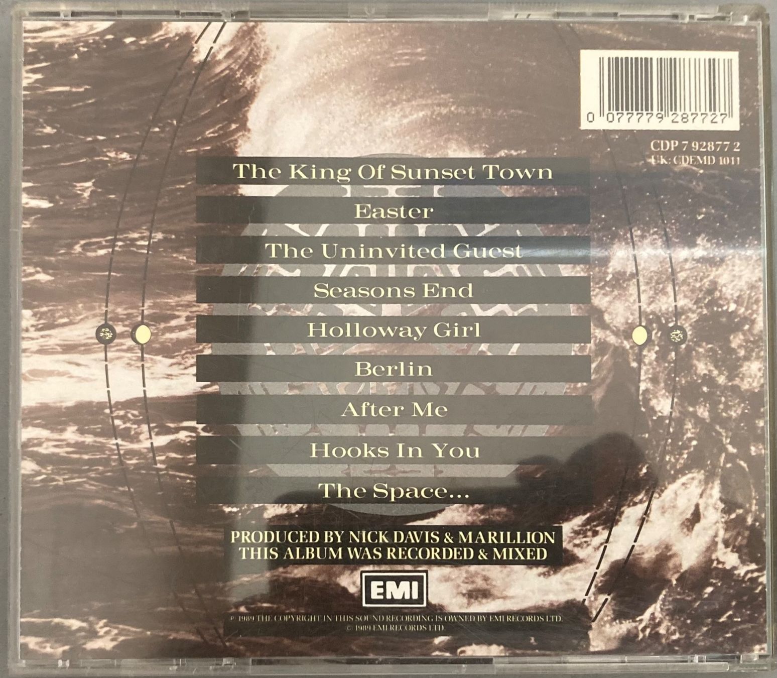 CD: MARILION - SEASONS END – Usato da Poliez-Pittet venduto da Newtown-Records 1