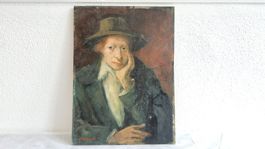 Peinture à l'huile de Pierre Victor STÄMPFLI (1916-1975)