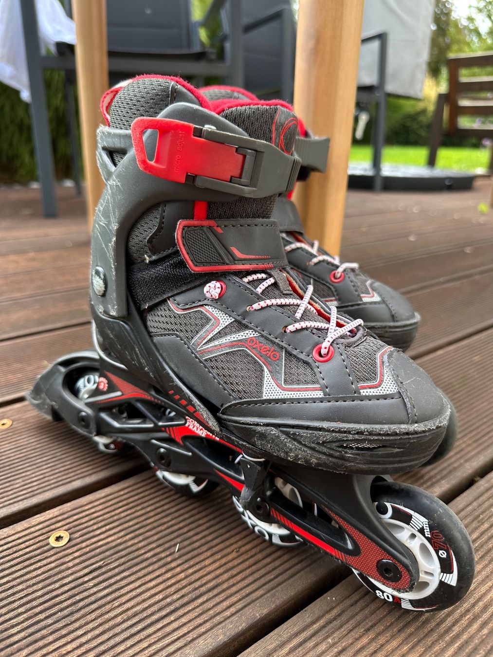 Decathlon Pattini in linea & Pattini a rotelle: Rollers Fit 3 Junior - taille de 29 à 32 – Usato da Lavigny venduto da vinz59 2