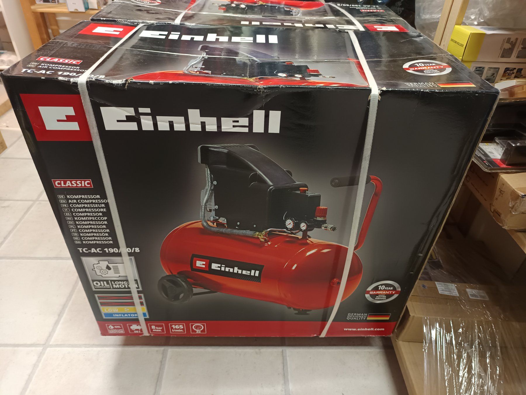 Einhell Compresseurs: Neuer Einhell 50 Liter Kompressor – Neuf avec emballage d'origine à Rüthi (Rheintal) par Balty