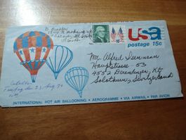 USA, 1974, International Hot Air Ballooning Aerogramm
