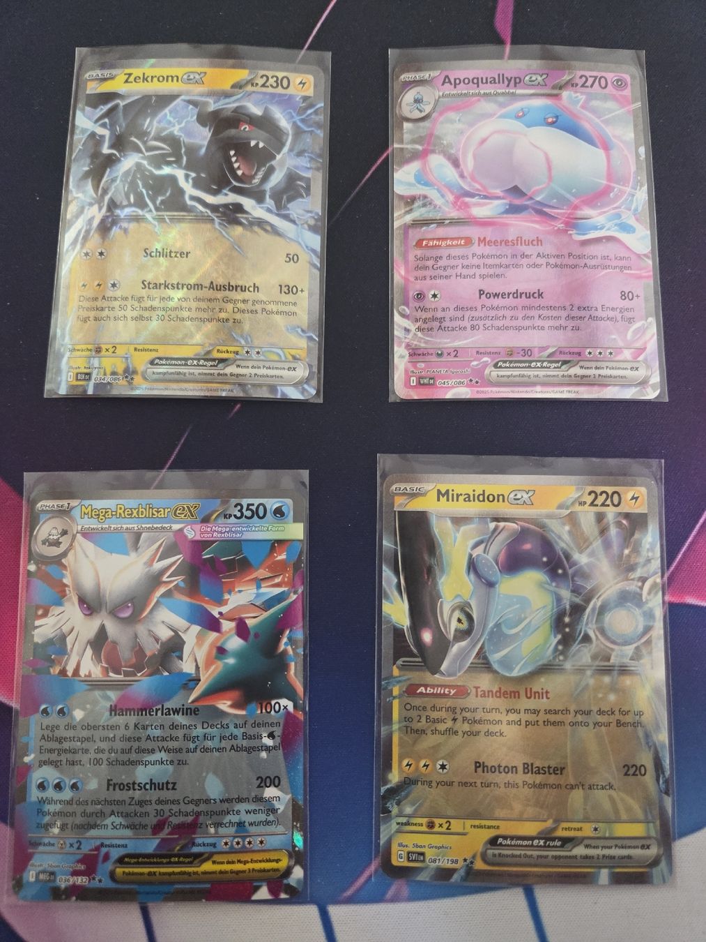 Pokémon Carte collezionabili: 4 Pokemon Ex Karten – Nuovo (secondo la descrizione) da Elgg venduto da Darkvoid1991