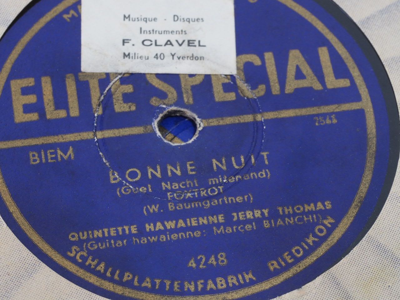 Schallplatten: DISQUES 78 TOURS – Gebraucht aus Lausanne von Leag 3