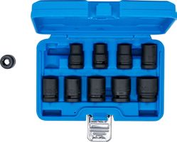 Kraft-Steckschlüssel-Einsatz-Satz, (1/2), 10 - 24mm, 10-tlg.