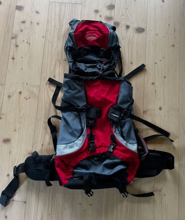 Wasserdichter Kletter-/Wanderrucksack 60 L (rot)