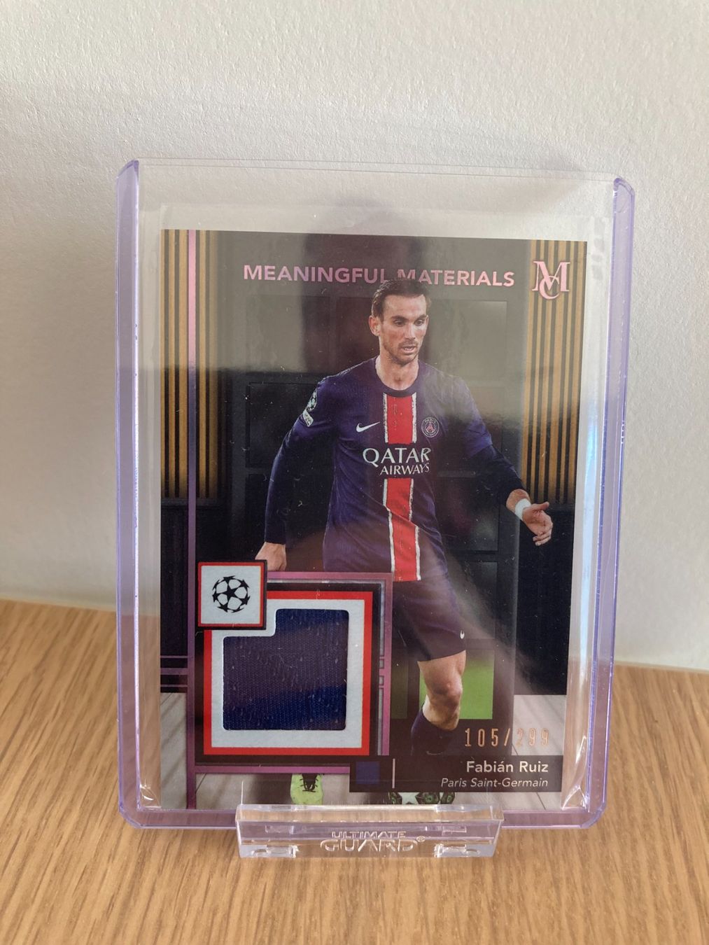 Topps Sammelbilder & Trading cards: Topps Museum UEFA 24-25 - Fabian Ruiz Patch /299 – Gebraucht aus La Tour-de-Peilz von Tyalos_Cards