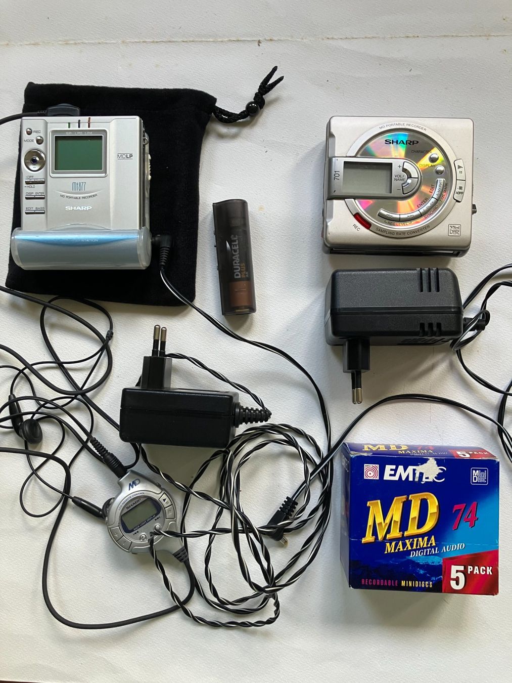 Minidisc: Minidisc Portable Recorder Sharp MT877 komplett mit Sony Mic – Usato da Aarau venduto da rol_mz8k 4