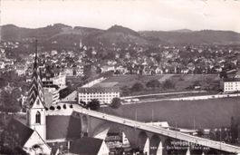 Wettingen AG // 1951 von der Schlossruine Stein aus