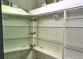 Spiegelschrank Galvolux 180.5cm Lang, 3 Türig