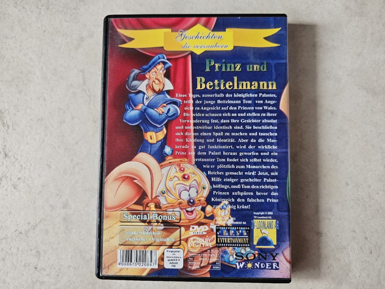Alle DVDs: Prinz und Bettelmann – Gebraucht aus Schneisingen von backstore24 1