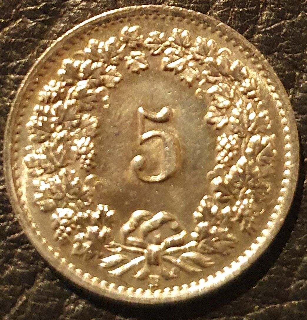 Tutti le monete: 5 Rp.1945 unz – Nuovo (secondo la descrizione) da Egerkingen venduto da Acc1 1