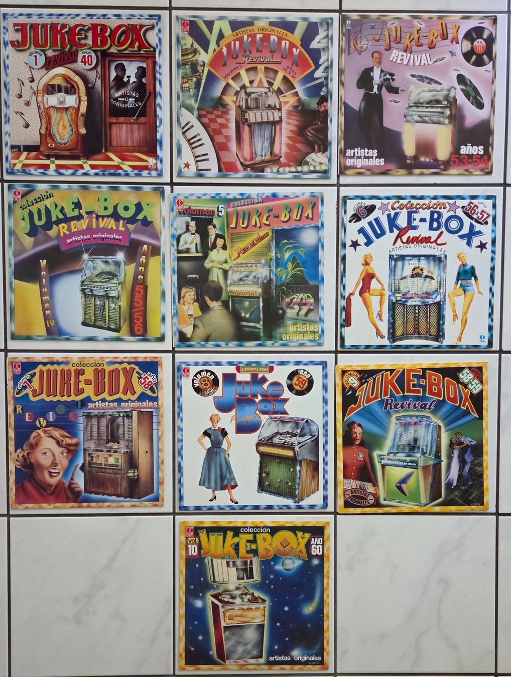 Dischi in vinile: Jukebox Box Schallplatten sammlung 1bis 10 – Usato da Frauenfeld venduto da wald1968