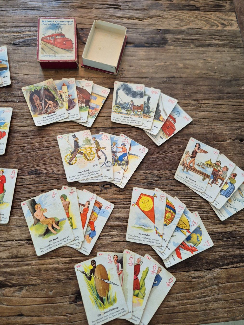 Giochi: Antikes Maggi Quartettspiel um 1950 – Usato da Berg SG venduto da Bolle01 4