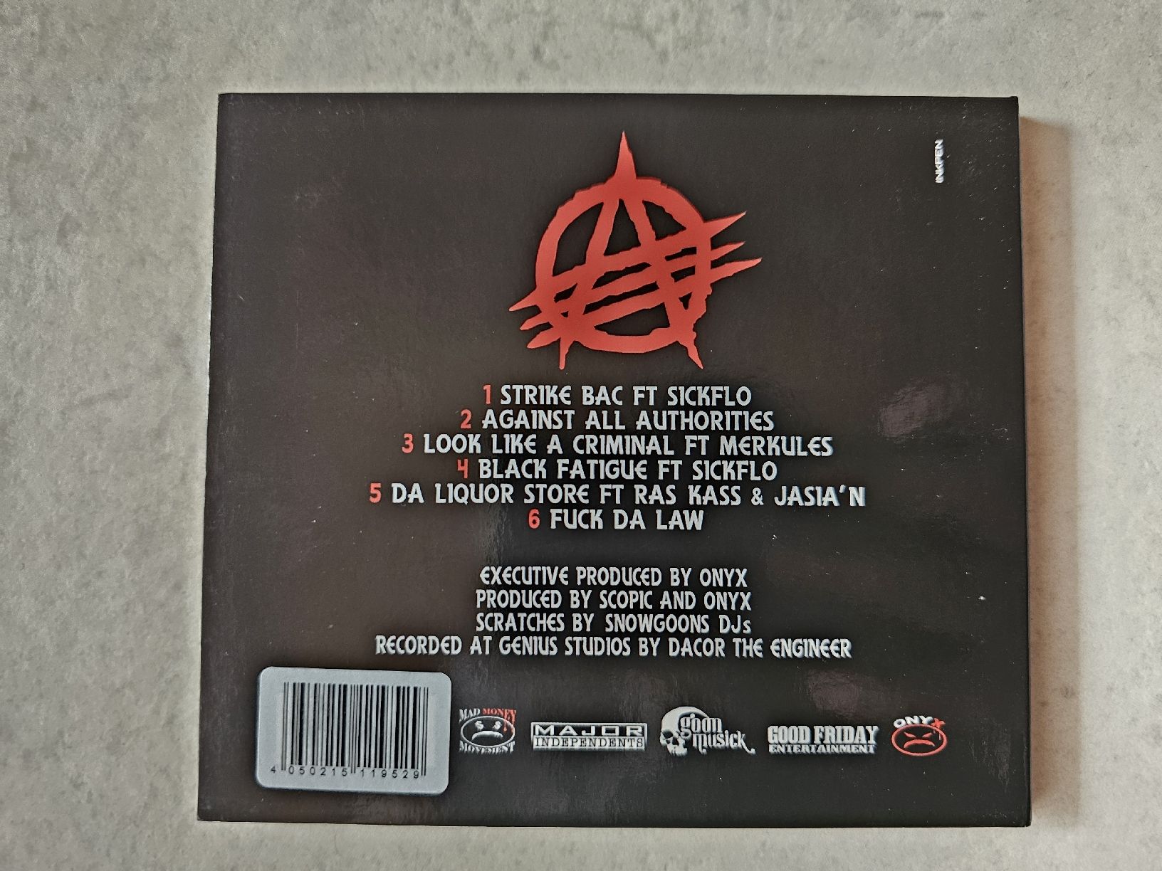 CD: Onyx  -  Against All Authorities  – Usato da Schneisingen venduto da backstore24 1