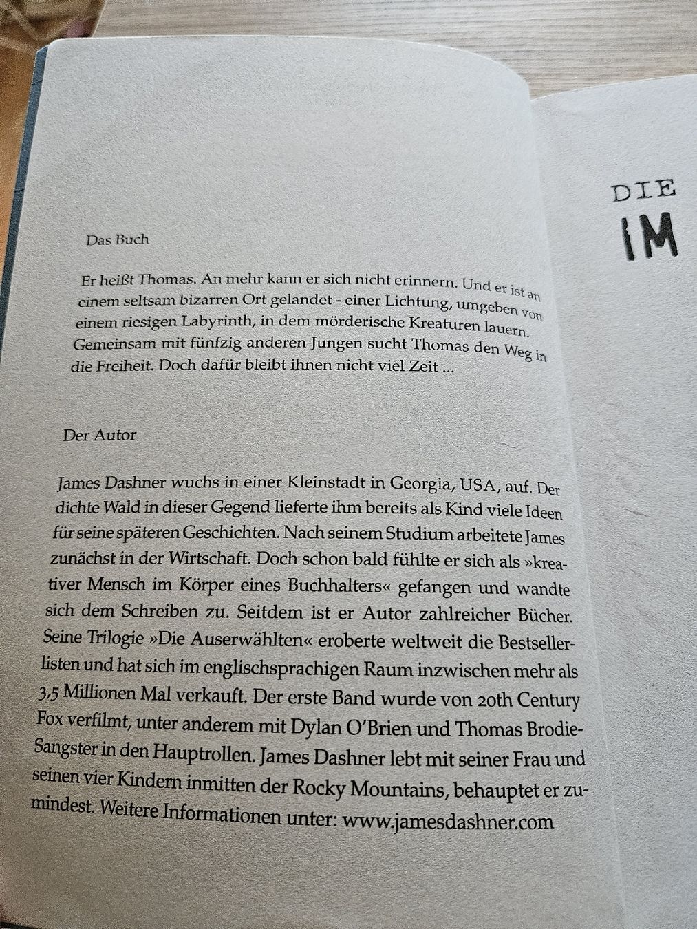 Bücher: Die Auserwählten Im Labyrinth Maze Runner James Dashner Buch – Gebraucht aus Ebikon von SecondChance_byM 6