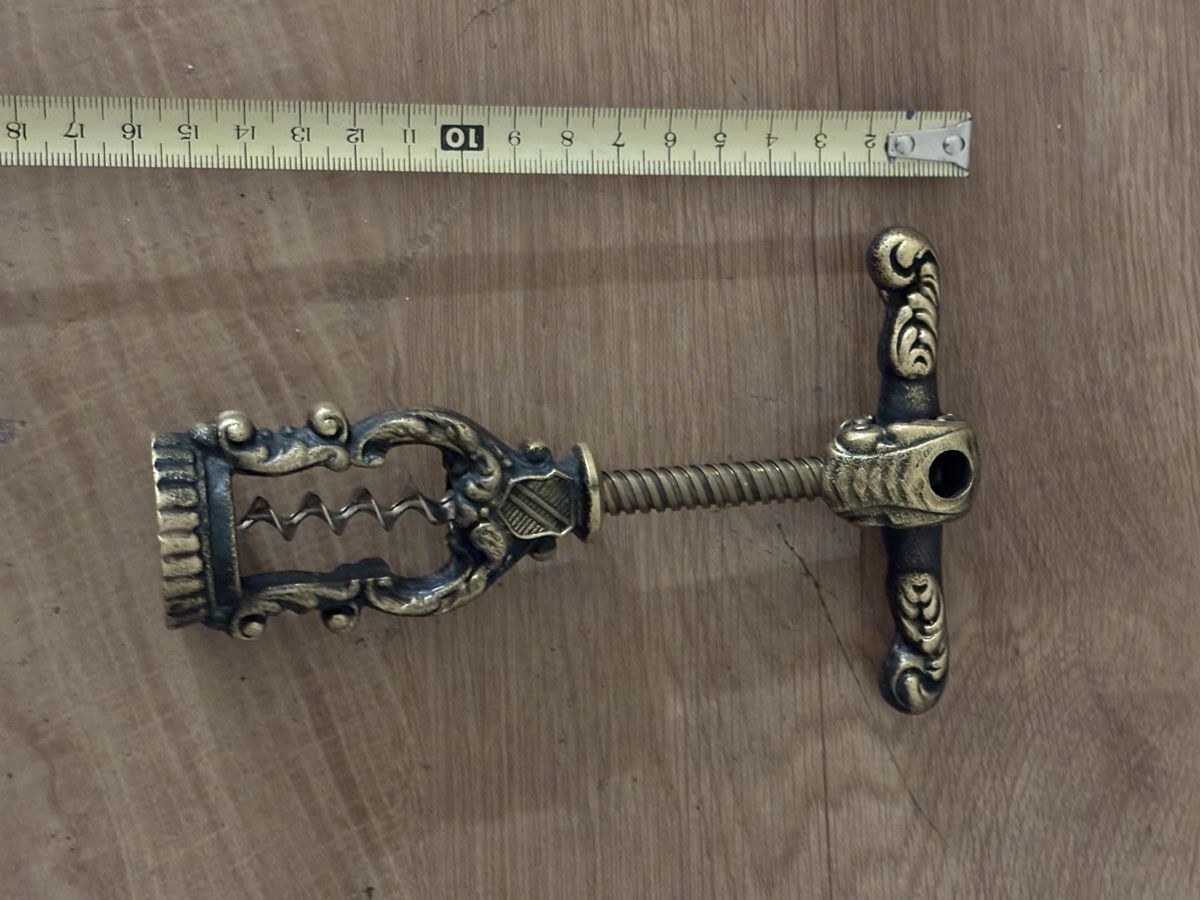 Apribottiglie & Tappi per chiusura: Antiker, goldfarbener Korkenzieher - Ein Blickfang! – Usato da Orpund venduto da BlackEagel80 6