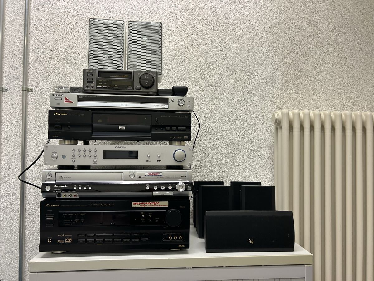 Pioneer Lettore multimediale & Streamer: Heimkino Surround System mit DVD-Player Receiver Boxen – Usato da Münsingen venduto da Bern3 1